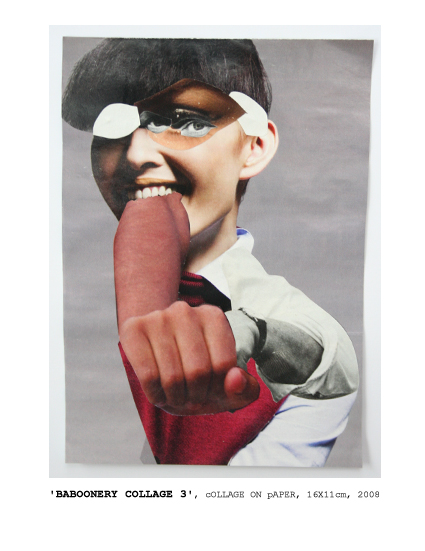 Baboonery Collage 3 by Paul Coombs