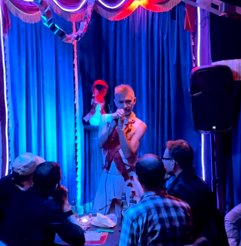 Finally, WAD, World AIDS Day, HIV, Spoken Word, Live Performance, artist, Paul Coombs, gay, queer, lgbtqiplus, drawing, collage, art
