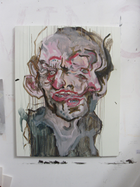 Sanguine Ha Ha in progress by Paul Coombs