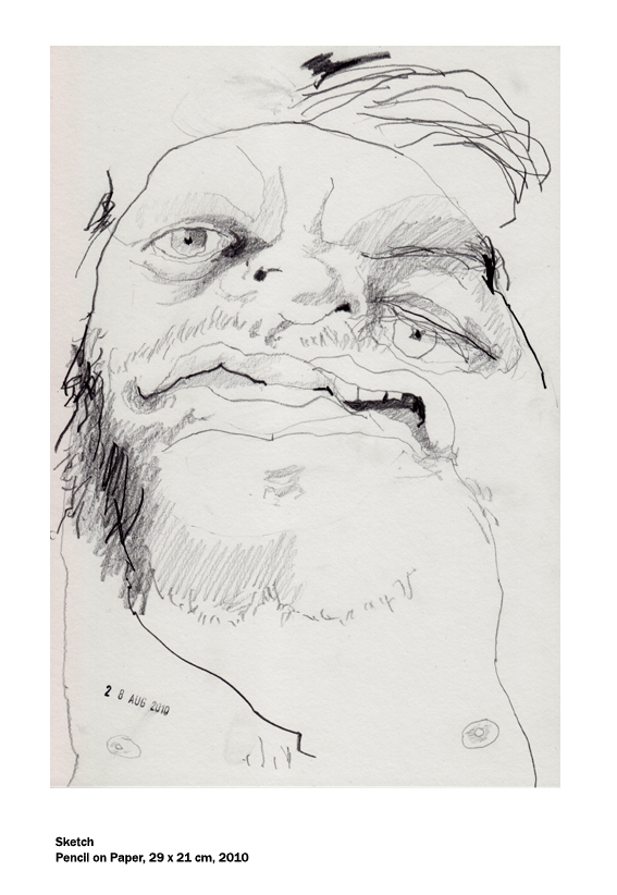 Sketch (Face) B by artist Paul Coombs