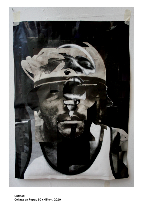 Untitled Collage by artist Paul Coombs